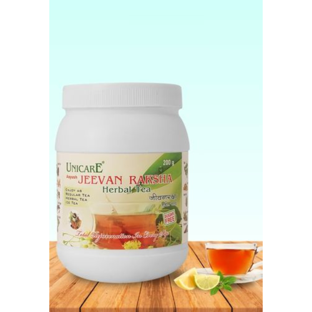 Unicare Jeevan Raksha Herbal Tea 200 gms Swadesii