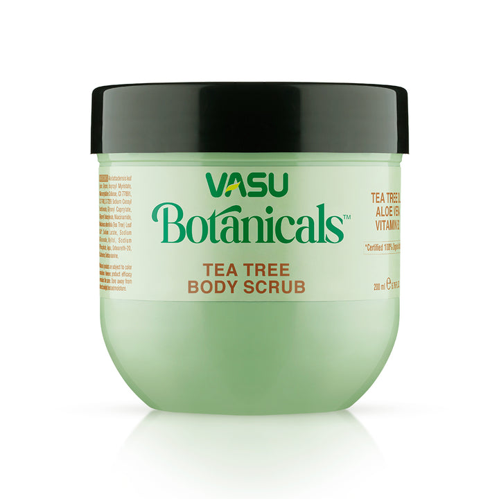 Vasu Botanicals Tea Tree Body Scrub - 200 ml - Swadesii