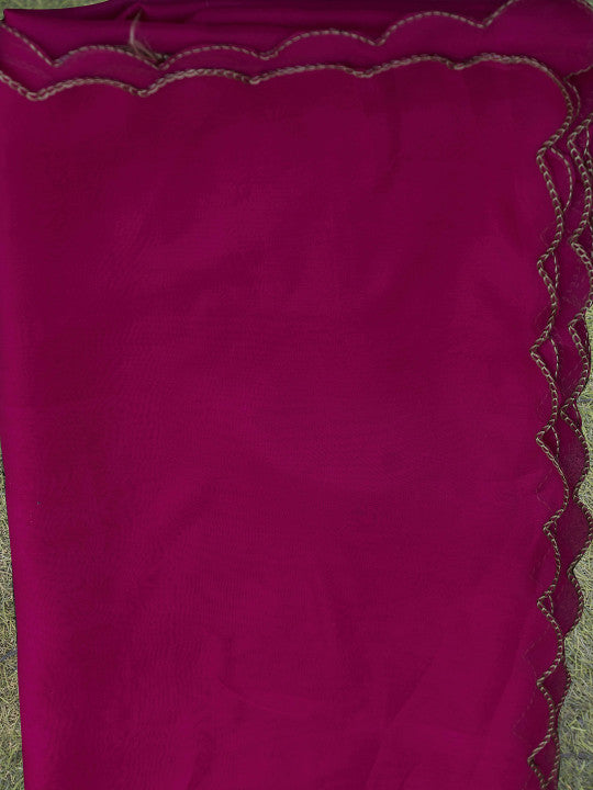 Tikhi Imli Women Floral Embroidered Regular Thread Work Kurta with Trousers & With Dupatta