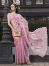Tikhi Imli Embellished Mukaish Poly Chiffon Saree