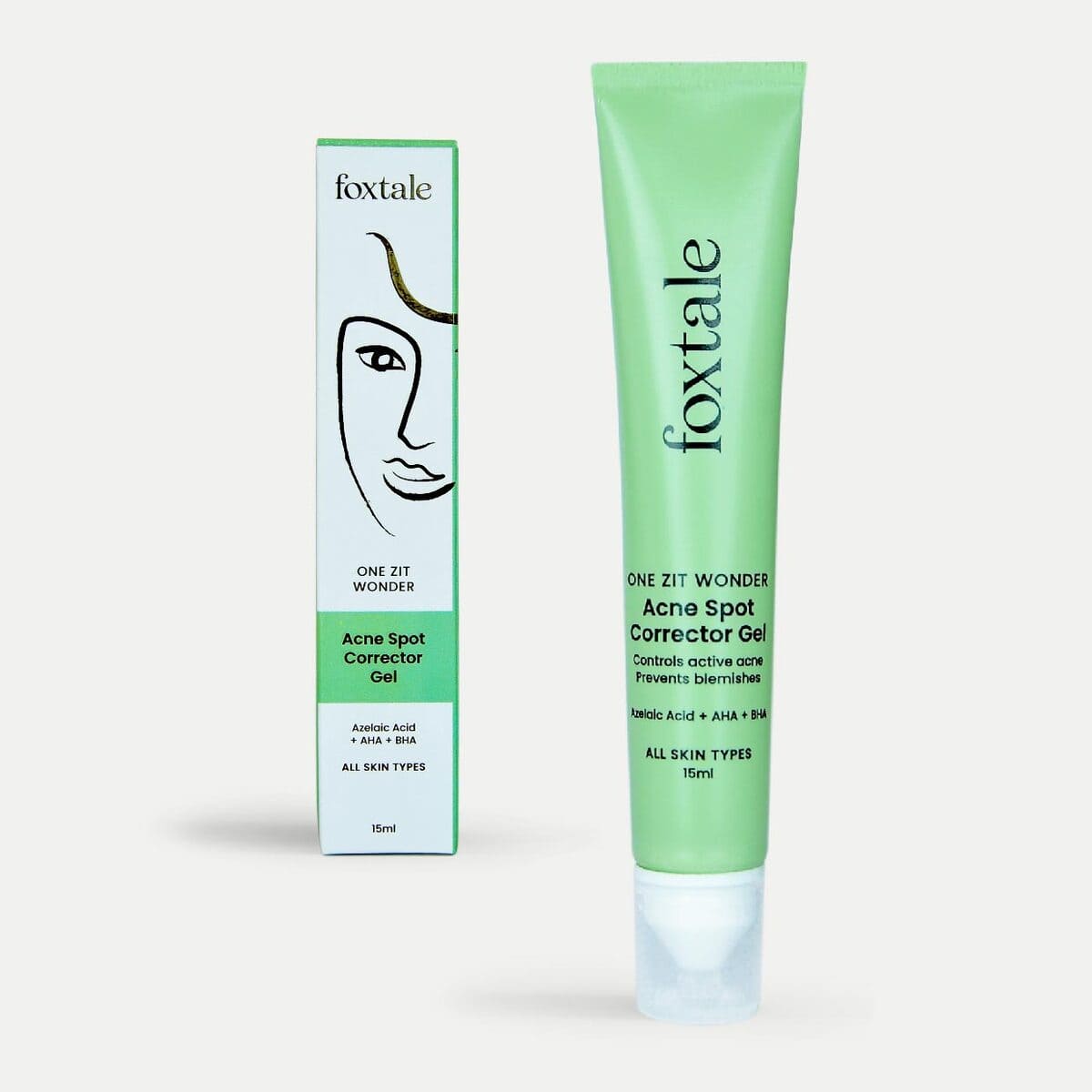 Foxtale Acne Spot Corrector Gel - 15 ml - Swadesii