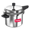Impex Norma 5 Litre Non-Induction Aluminium Pressure Cooker Outer Lid Silver