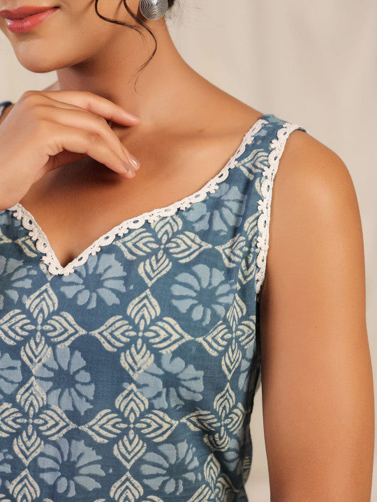 anayna Women Floral Embroidered Thread Work Kurta