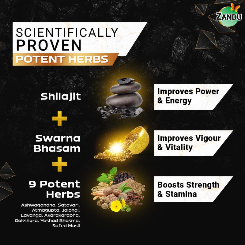 Zandu Shilajit Gold Plus Capsule