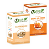 Mr. Ayurveda Sandalwood Face Pack and Orange Peel Powder Combo - 200 Grams