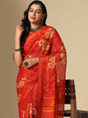 Satrani Floral Printed Brasso Saree