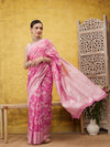 Silk Land Floral Woven Design Pure Cotton Zari Saree