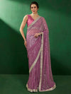 Sangria Embellished Beads & Stones Saree