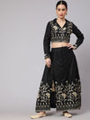 AKS Embroidered Thread Work Ready to Wear Lehenga & Blouse