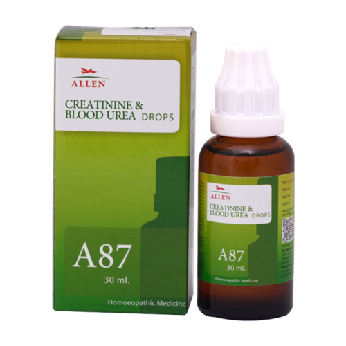 Allen Homeopathy A87 Creatinine & Blood Urea Drops - Swadesii