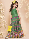 Bitiya by Bhama Girls Floral Printed Maxi Dress