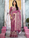 Anouk Printed Zari Bandhani Saree