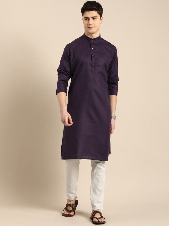 Anouk Men Solid Kurta