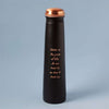 Ishalife Sadhguru Quote Copper Bottle Black - 750 ml