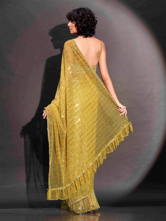 Tikhi Imli Embellished Ready to Wear Saree