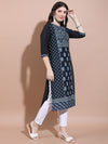 Vishudh Ethnic Motifs Printed Thread Work Kurta