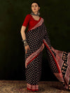 Sangria Printed Dabu Saree With Blouse Piece