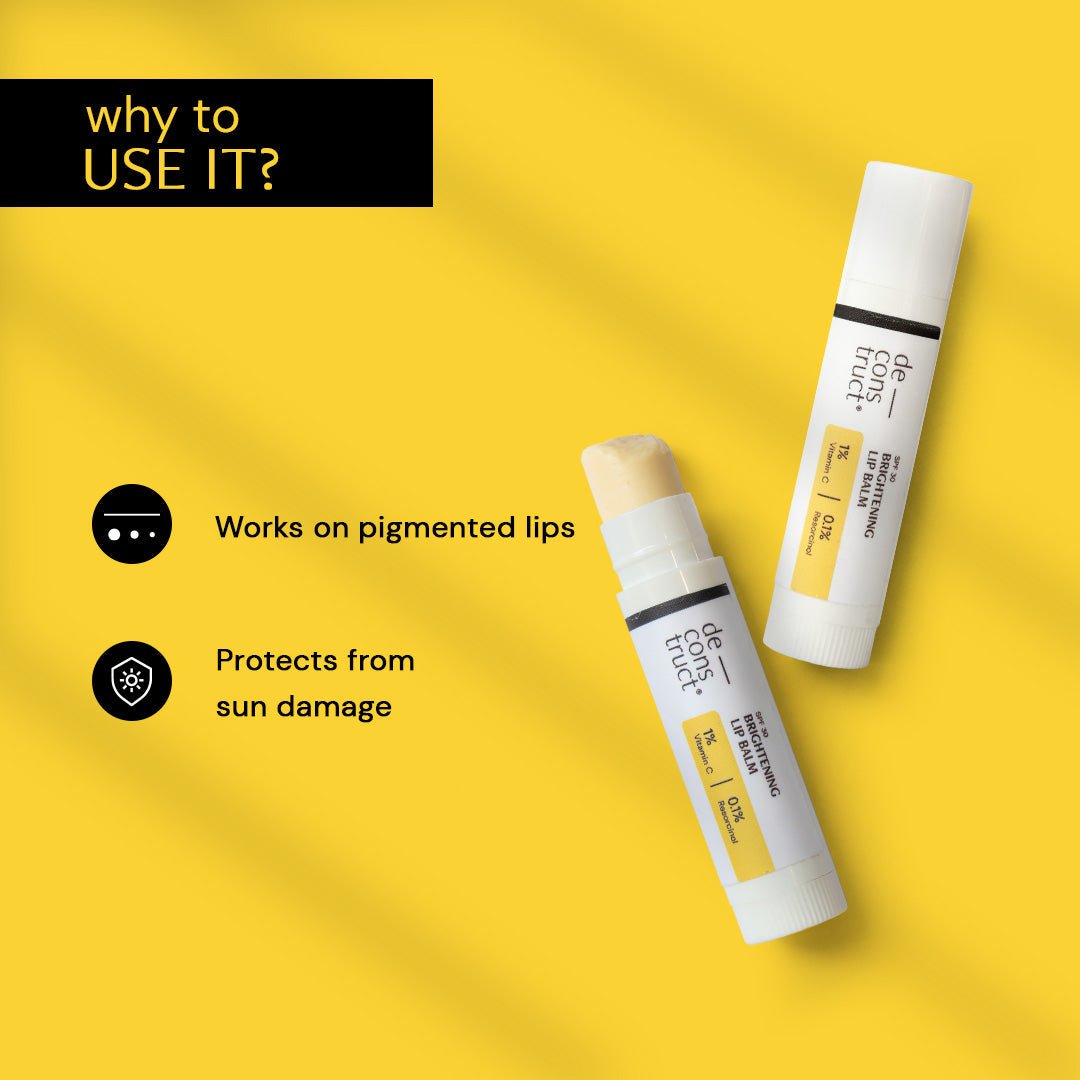 Deconstruct Brightening Lip Balm With SPF Combo - Swadesii Deconstruct Brightening Lip Balm With SPF Combo - Swadesii