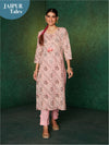 Likha Sanganeri Tales Pink Jaipuri Printed Co-ord Set LIKSKD141 (Set of 2)
