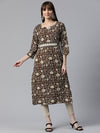 Readiprint Fashions Women Floral Printed Cotton Kurta