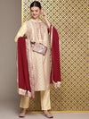 House of Pataudi Jashn Ethnic Motifs Printed Kurta with Trousers & Dupatta