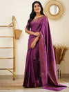 Anjaneya Sarees Zari Woven Border Saree