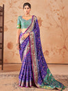Satrani Ethnic Woven Design Zari Art Silk Heavy Work Banarasi Saree