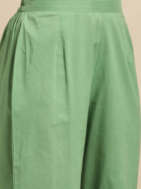 anayna Women Floral Printed Kurta with Trousers & With Dupatta