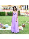 Urbanstree Iris Purple Maxi Dress