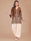 Tikhi Imli Embroidered Tunic With Trousers Co-Ords