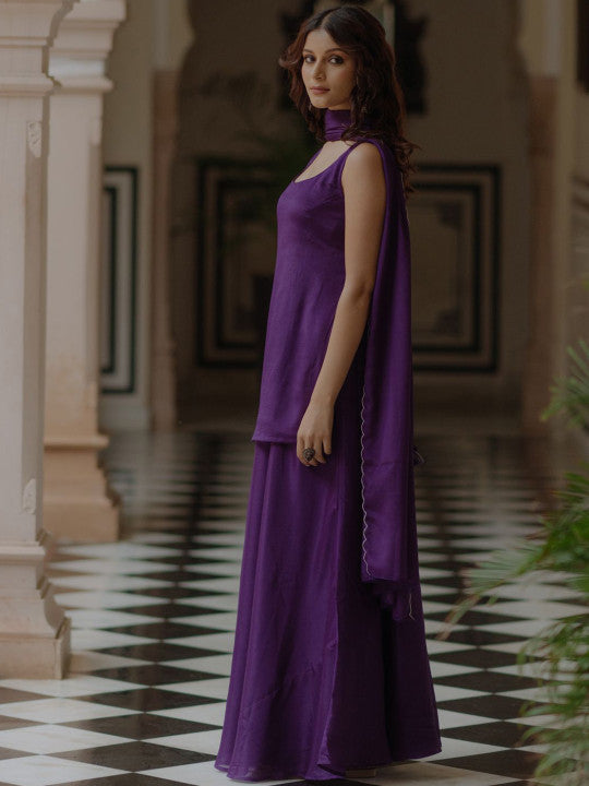 anayna Women Regular Kurta with Skirt & With Dupatta