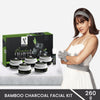 NutriGlow Natural’s Bamboo Charcoal Facial Kit - 260 gms