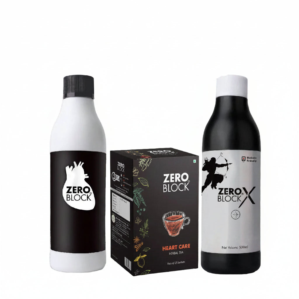 Zero Block, Zero Block X and Tisane Premix Heart Care Herbal Tea Combo ...