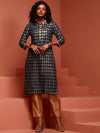 IMARA Ethnic Motifs Printed Straight Kurta