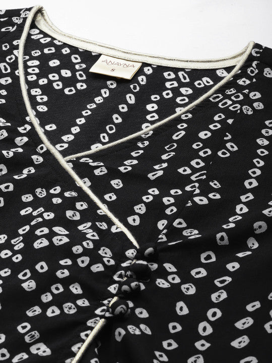 anayna Bandhani Printed Kurta
