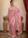 House of Pataudi Ethnic Sequence Embroidered Saree
