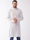 Vastramay Men Multicoloured Geometric Kurta