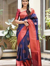 Anjaneya Sarees Ethnic Motifs Woven Design Banarasi Saree