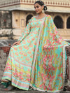 Scakhi Printed Anarkali Ethnic Dress With Dupatta