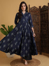 Sangria Ethnic Motifs Printed Regular Pure Cotton Kurta with Palazzo