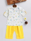 Vastramay Sishu Boys Quirky Printed Kurta with Pyjamas