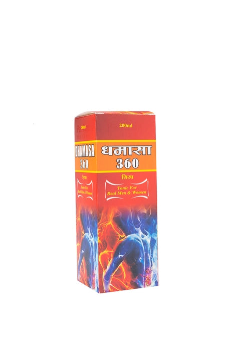 Dr. Veda's Dhamasa 360 Syrup Ayurvedic for Sexual Weakness, 200ml - Pack Of 3