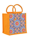Jute Cottage Mughal Print Zipper Lunch Bag