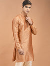 Deyann Mandarin Collar Woven Design Jacquard Kurta