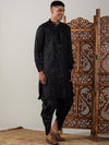 Vastramay Ethnic Motifs Embroidered Regular Sequinned Kurta With Pyjamas