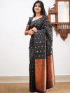 Anjaneya Sarees Ethnic Motifs Woven Design Zari Banarasi Saree