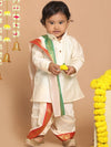 Vastramay Sishu Boys Kurta with Dhoti Pants & Dupatta