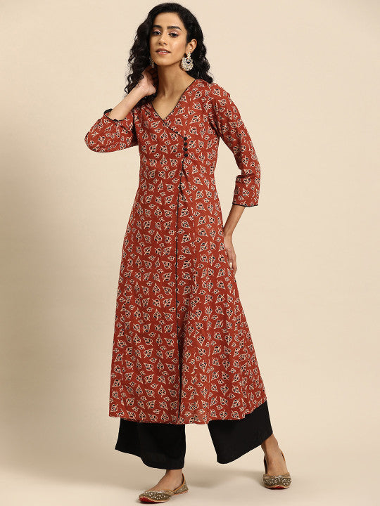 anayna Women Ethnic Motifs Printed Kurta