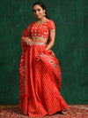 AKS Couture Lehariya Printed Ready to Wear Lehenga & Blouse With Dupatta