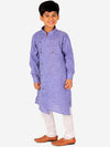 Pro Ethic Style Developer Boys Lavender Kurta with Churidar